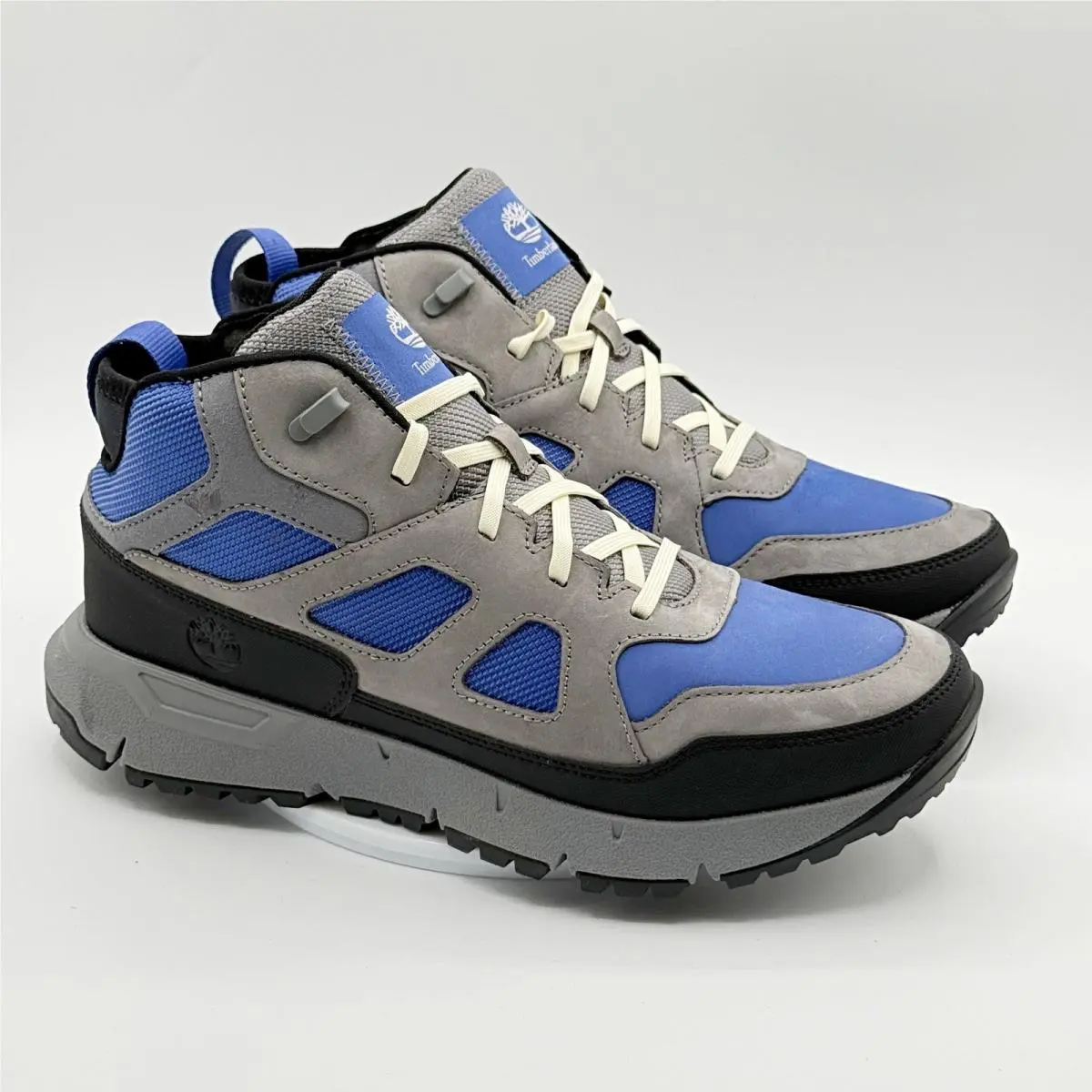 Timberland Voyager Valley Mid Hiking Size 10 Mens Grey Blue Black