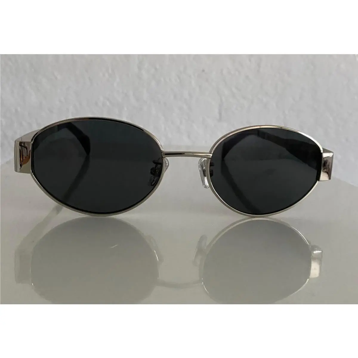 Triomphe Metal CL40235U 54/18/145 Sliver/gray Lenses Sunglasses by Celine