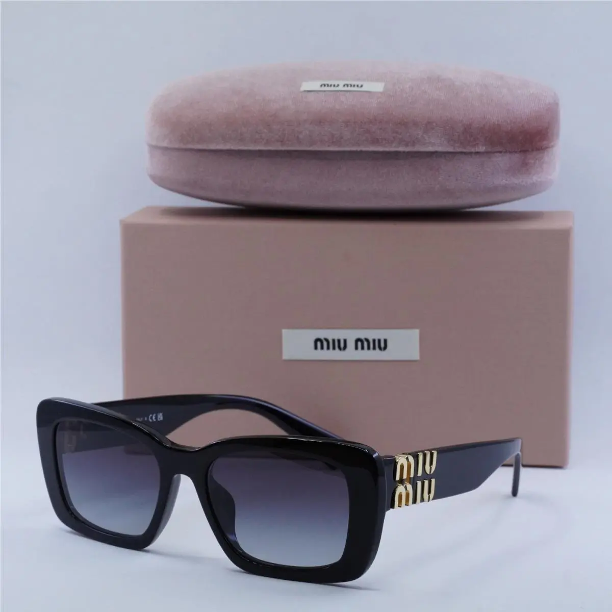 Miu Miu MU07YS 1AB5D1 Black/gradient Grey 53-18-135 Sunglasses