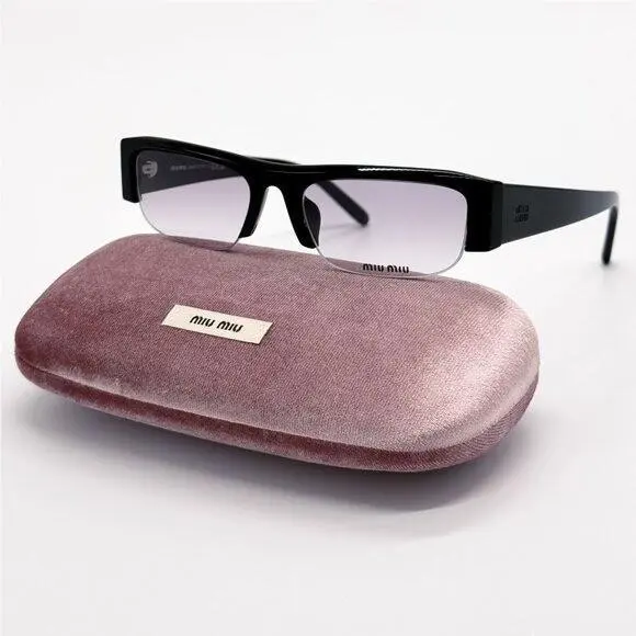 Sunglasses MUB07S 16K04O Black Women MU B07S Smu B07 by Miu Miu