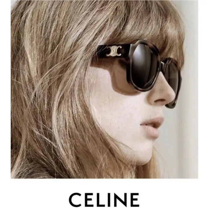 Women`s Sunglasses CL40189I 53E Tortoise 56mm 56-18-140 Oversized by Celine