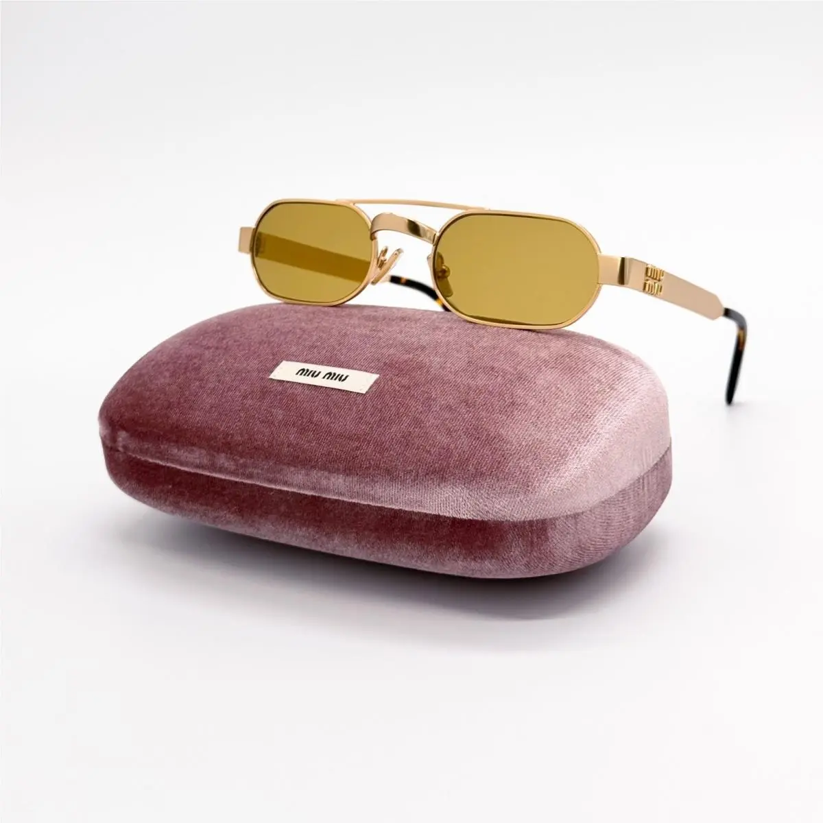 MUB52S 22M10Y Gold Yellow Women Sunglasses Smu B52 by Miu Miu