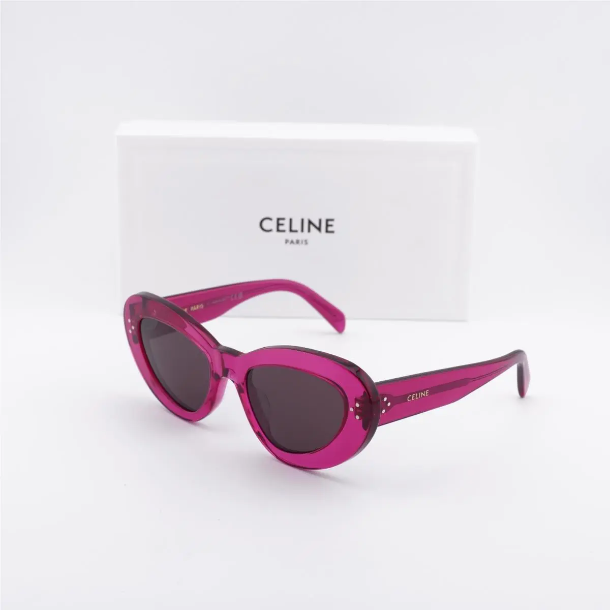 CL40320U 72Y Shiny Purple/violet 52-20-140 Sunglasses by Celine
