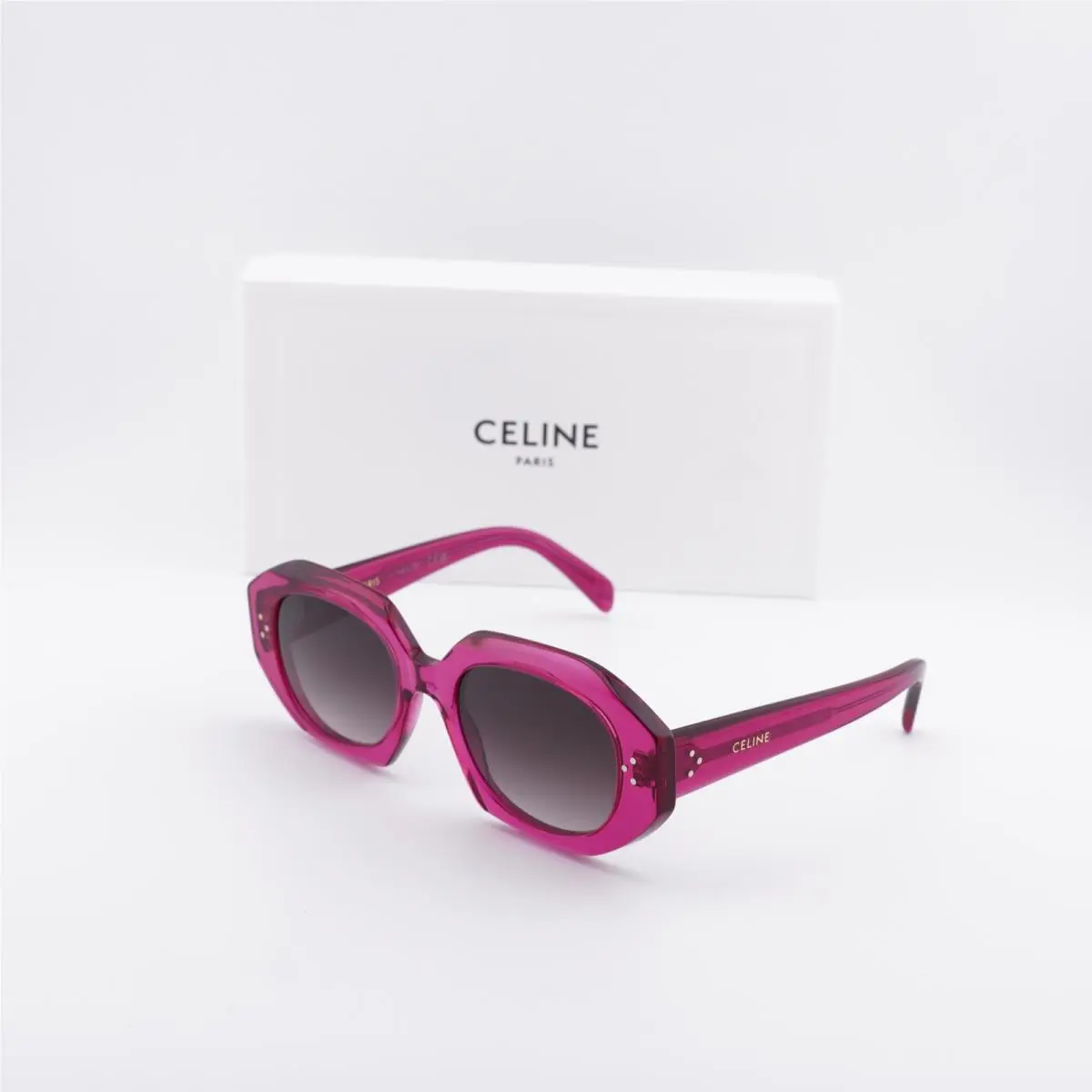 CL40319I 72F Shiny Rose/brown Gradient 52-20-140 Sunglasses by Celine