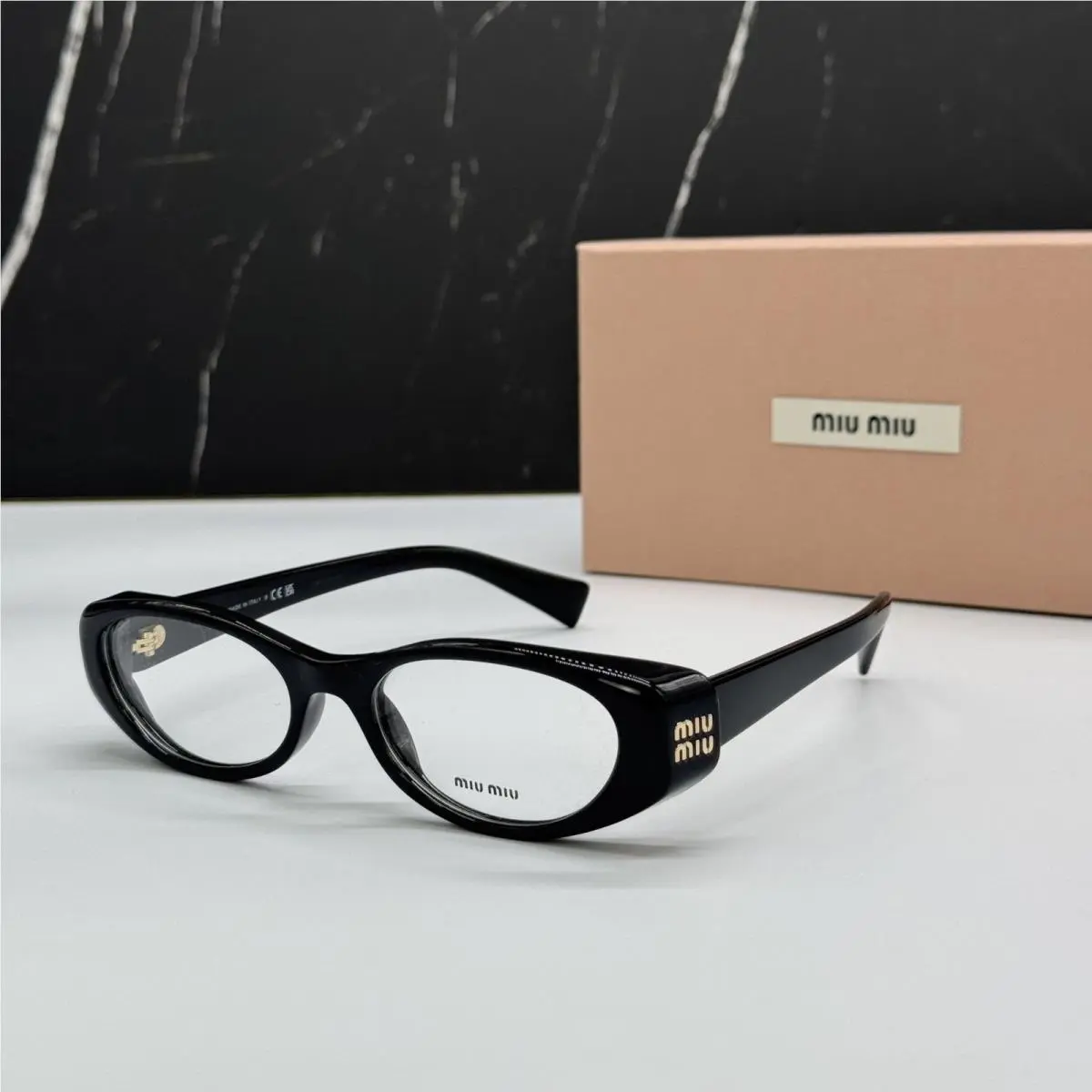 MU03ZV Black Eyegasses MU 03ZV 116K1O1 by Miu Miu