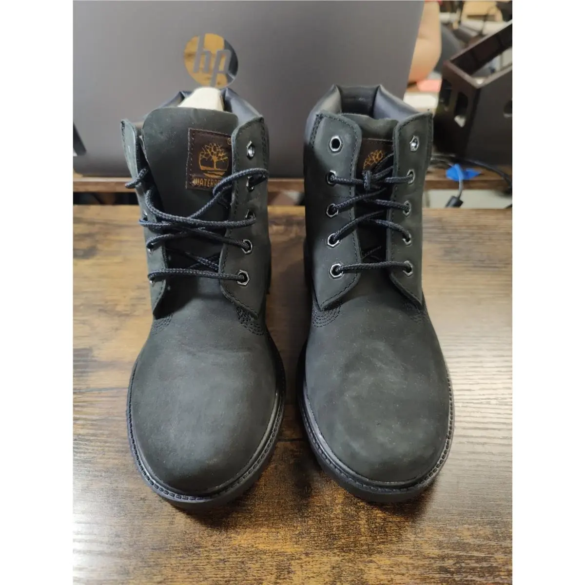 Black Nubuck Timberland Classic Big Kids Size 3 Boots