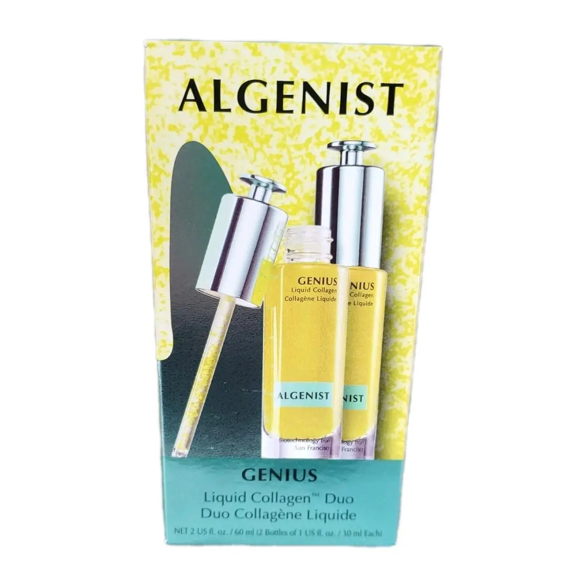 Genius Liquid Collagen Duo 1 fl oz Each 2 Pack by Algenist