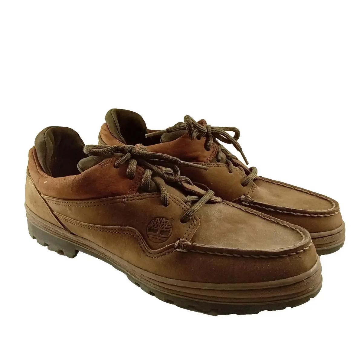 Hiker Gena Stone Leather Casual Shoe Size 9M Low Ankle Lace Up LN by Timberland