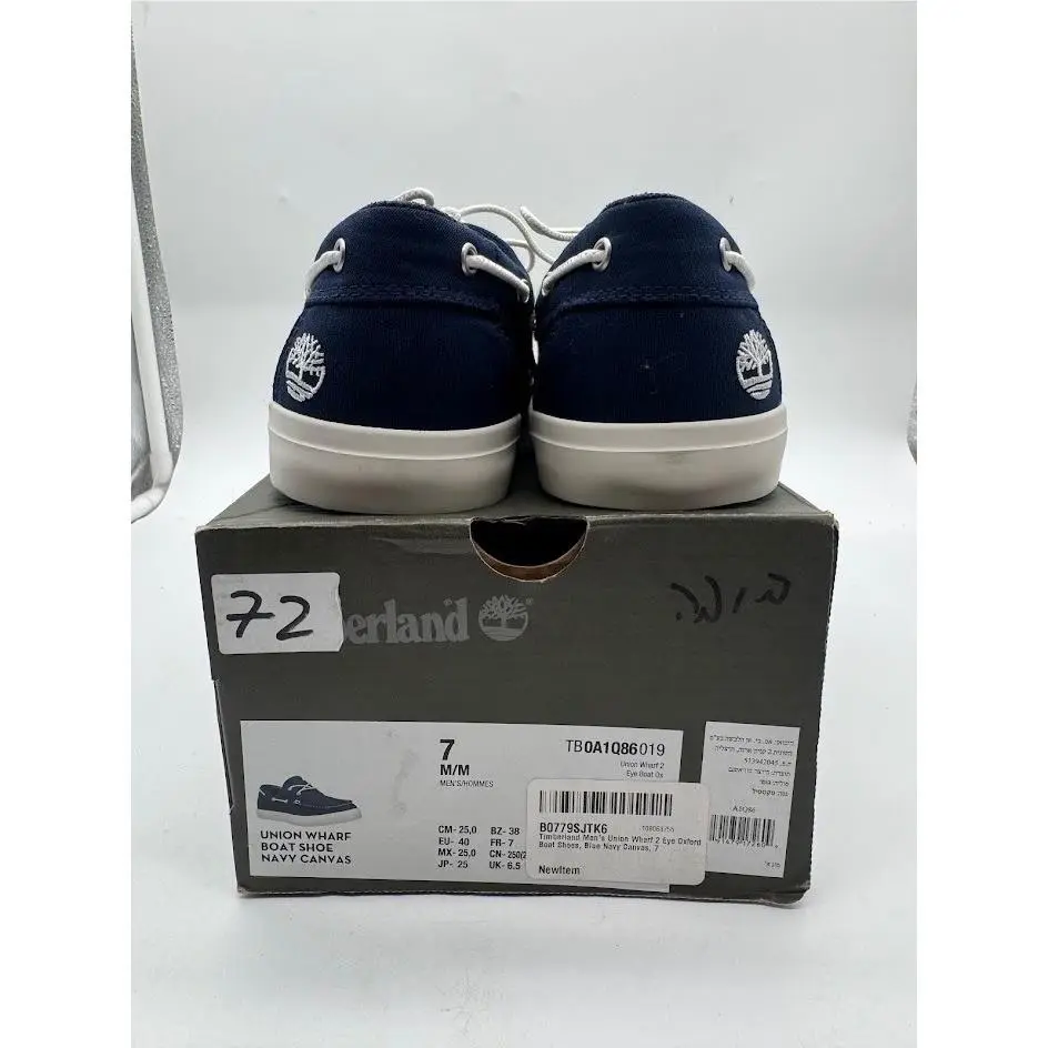 Timberland shoes - Union Wharf 2-Eye Boat Shoe - Blue 5