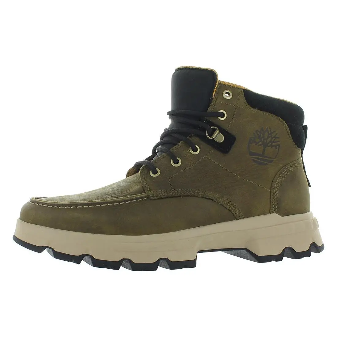 Timberland Originals Ultra Mid Leather Boot Mens Shoes Size 7 Color: Olive