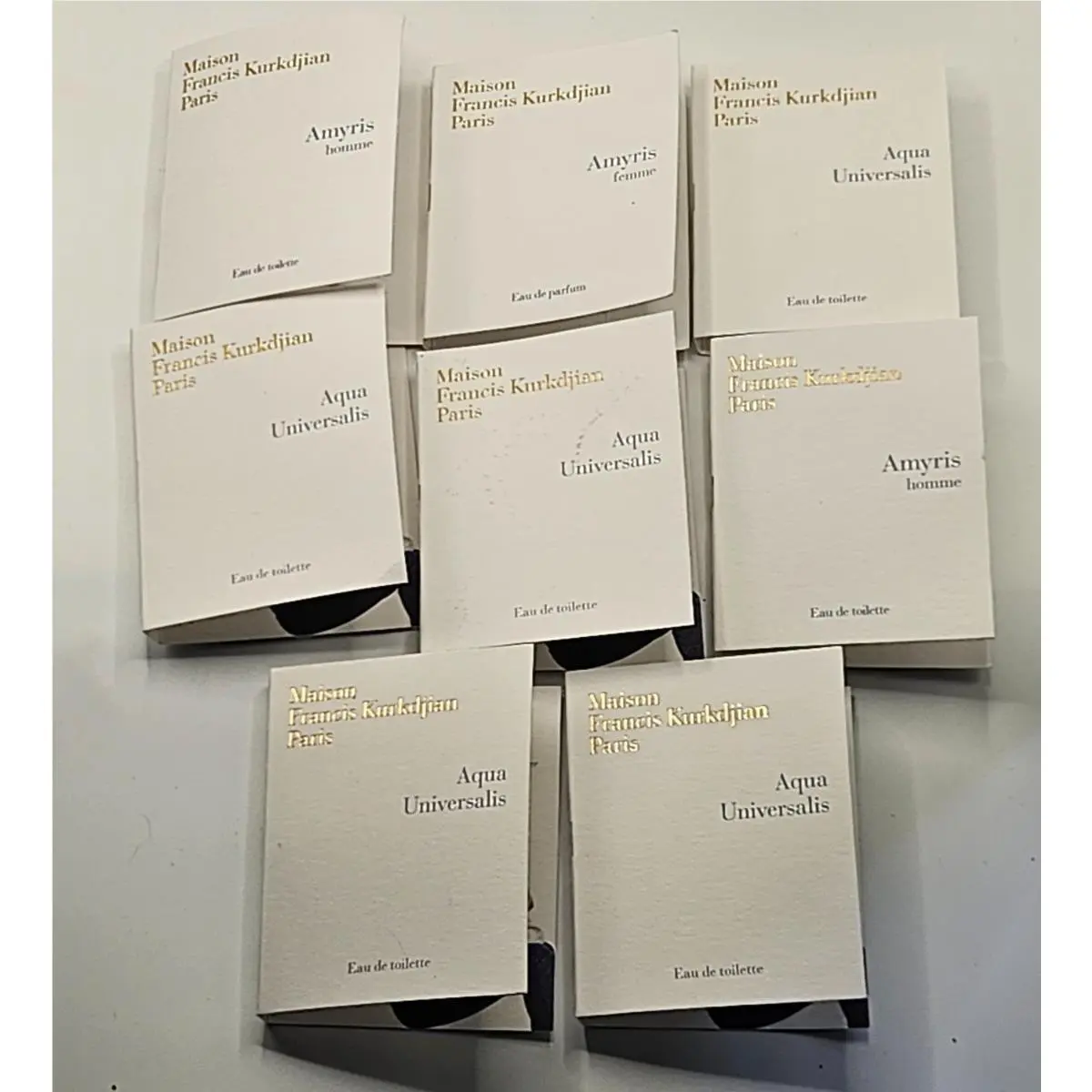 Maison Francis Kurkdjian Lot For Her 2ml X 8 Sample Sprays