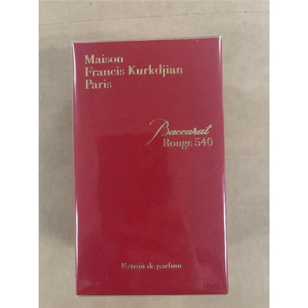 Maison Francis Kurkdjian Baccarat Rouge 540 Extrait DE Parfum 2.4 OZ 70 ml