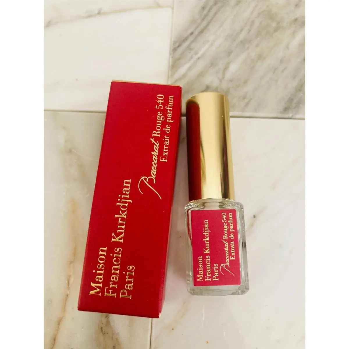 Maison Francis Kurkdjian Baccarat Rouge 540 Extract 5ml Extrait Travel Bottle
