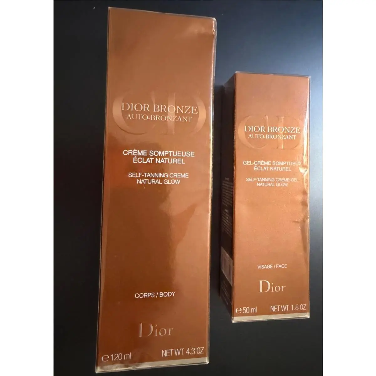 Dior Bronze Auto Bronzant Self Tanning Creme Natural Glow Body and Face 120ml