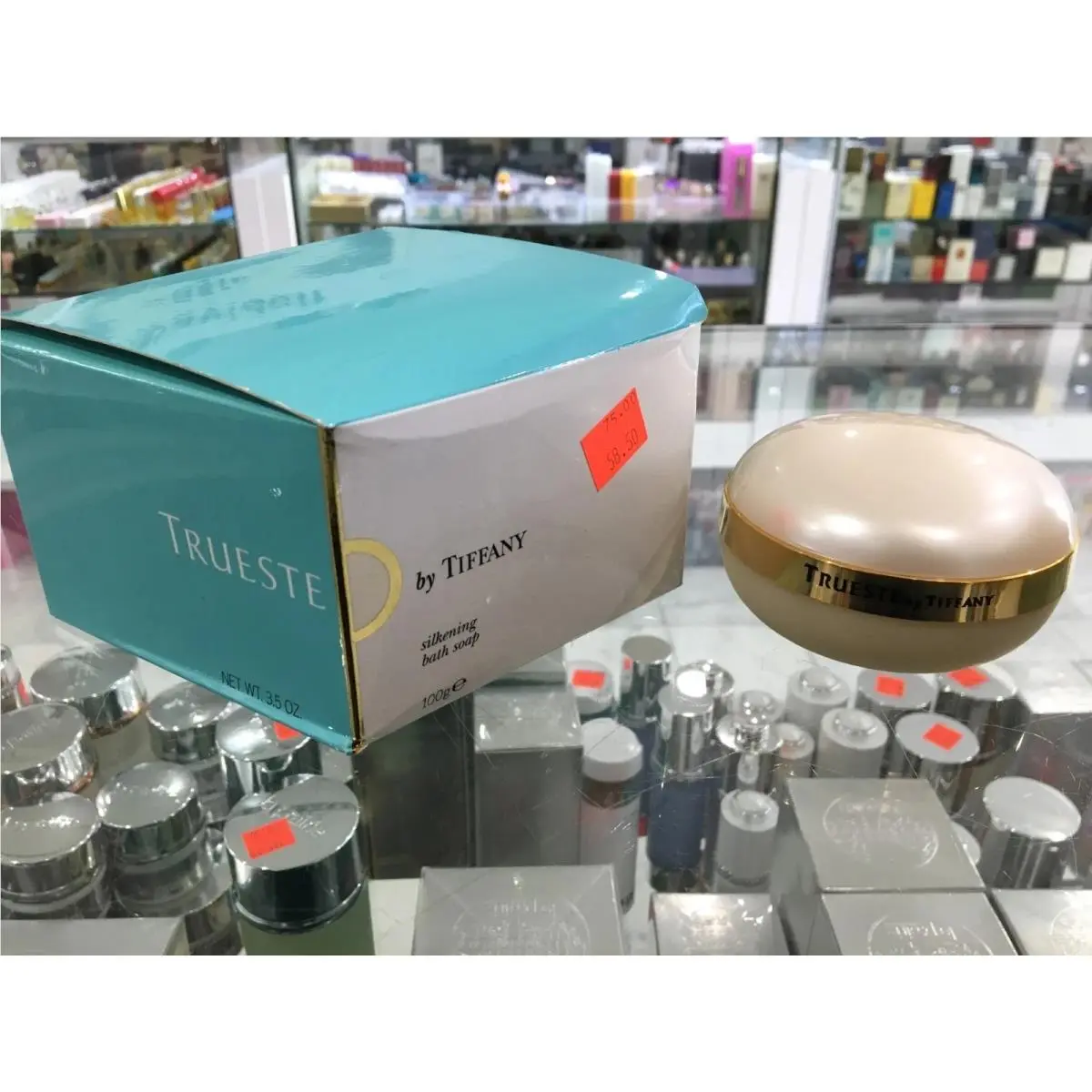 Tiffany Co Trueste 100g/3.5oz Silkening Bath Soap Women Vintage Collectible