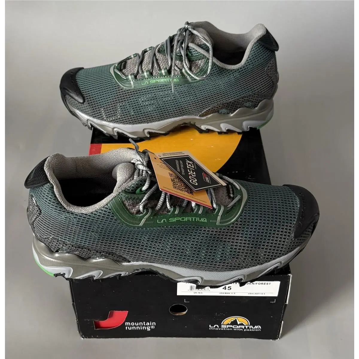 La Sportiva Wildcat 2.0 Gtx Trail Shoes — w/ Box — Men 11.5 — Garden/forest