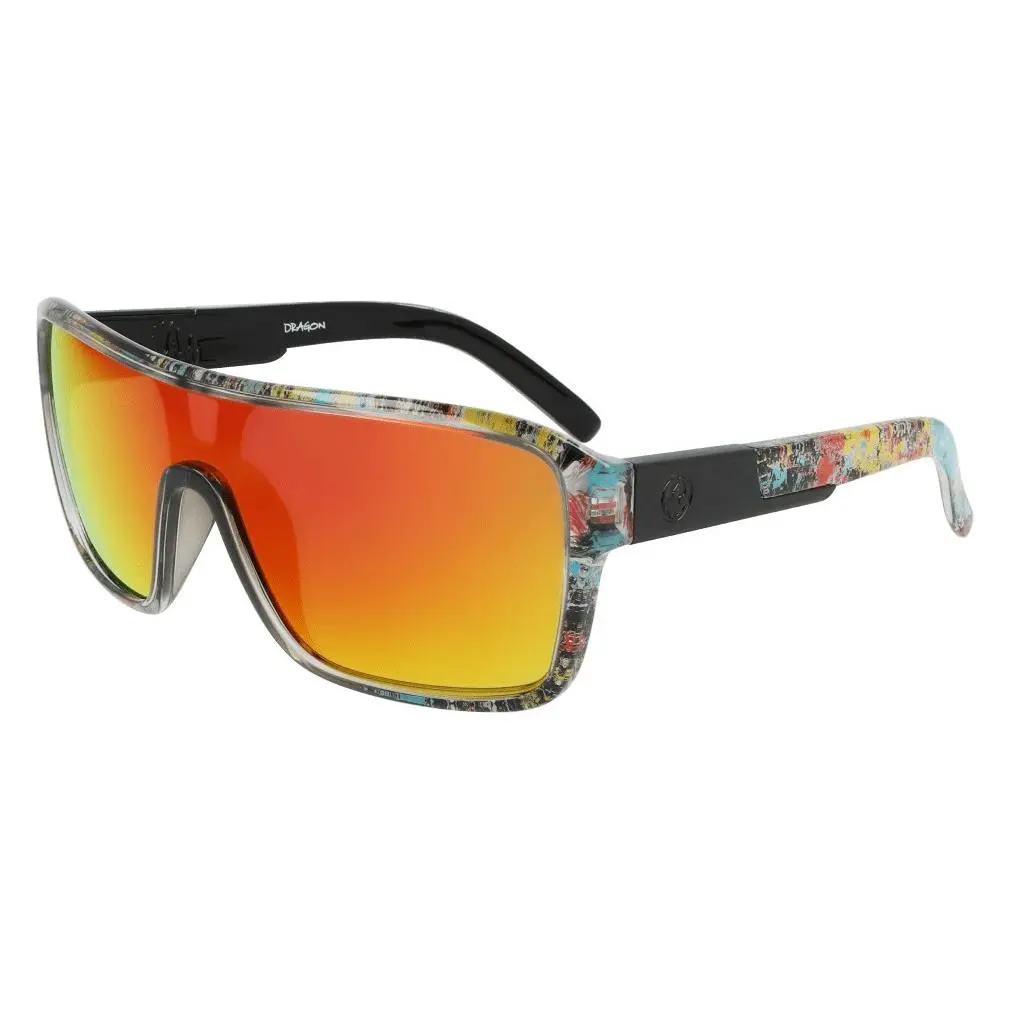 Remix Ll Ion Bryan Iguchi Framed Lumalens Red Ion Lens Sunglasse by Dragon Alliance