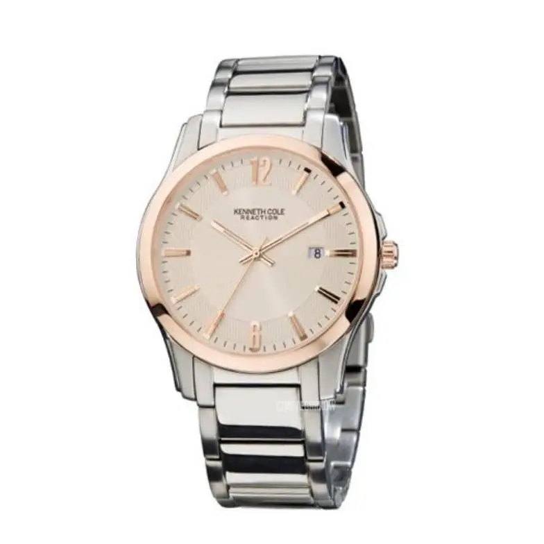 Kenneth Cole York - Men`s Steel Two Tone Dressy Date Watch KC3752