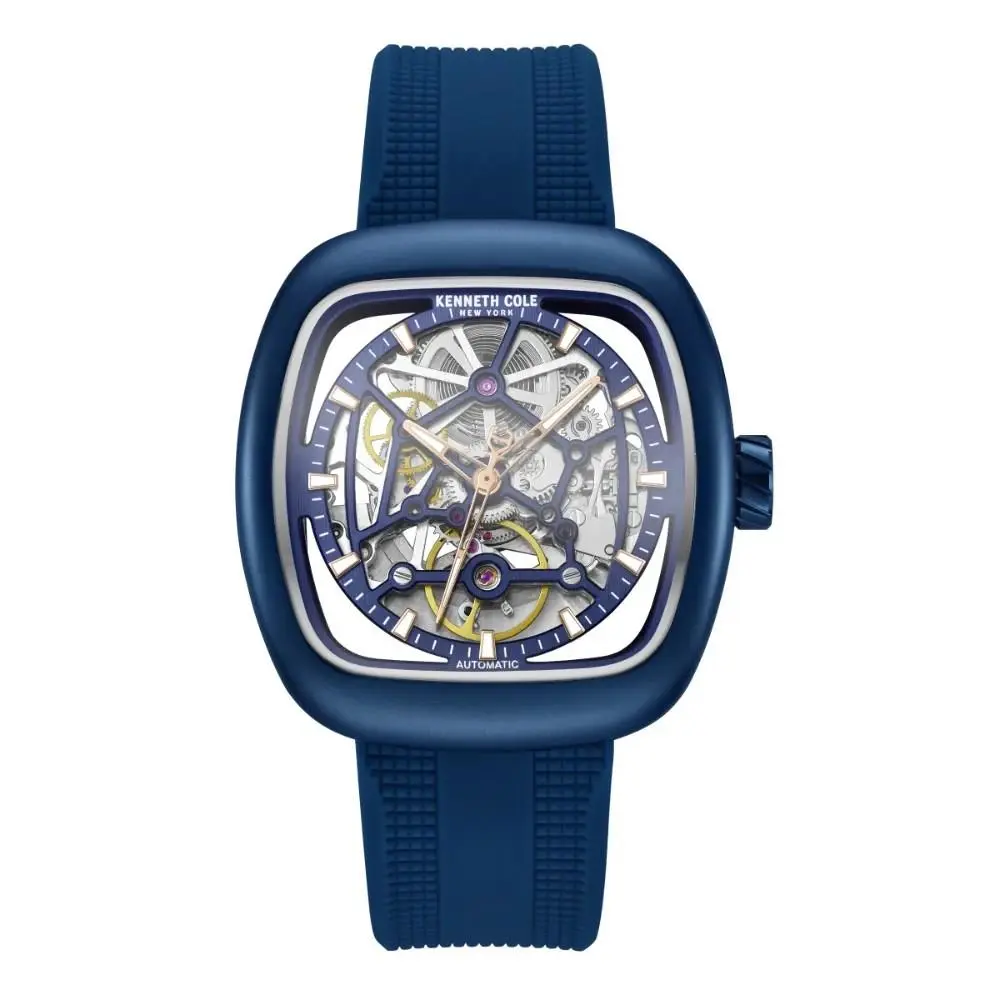 York Men`s Westport Skeleton Watch - KCWGZ0089503 by Kenneth Cole