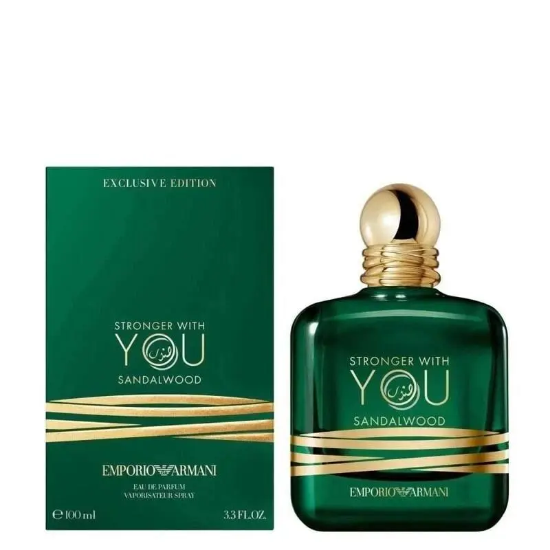 Stronger with Emporio Sandalwood by Armani 100ml Edp Spray by Emporio Armani