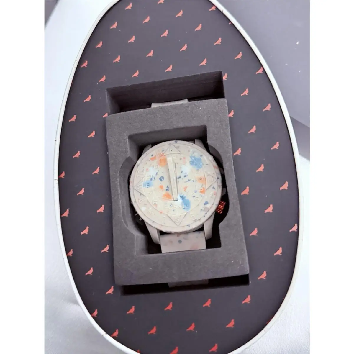 Staple x  Limited Edition Automatic Sandstone Silicone Watch LE1145 by Fossil