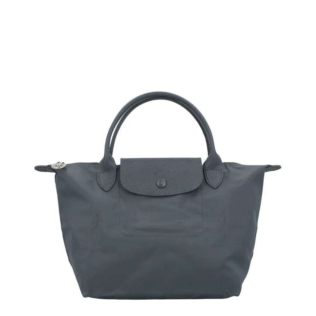 Le Pliage One Small Canvas Handbag Women`s Grey by Longchamp