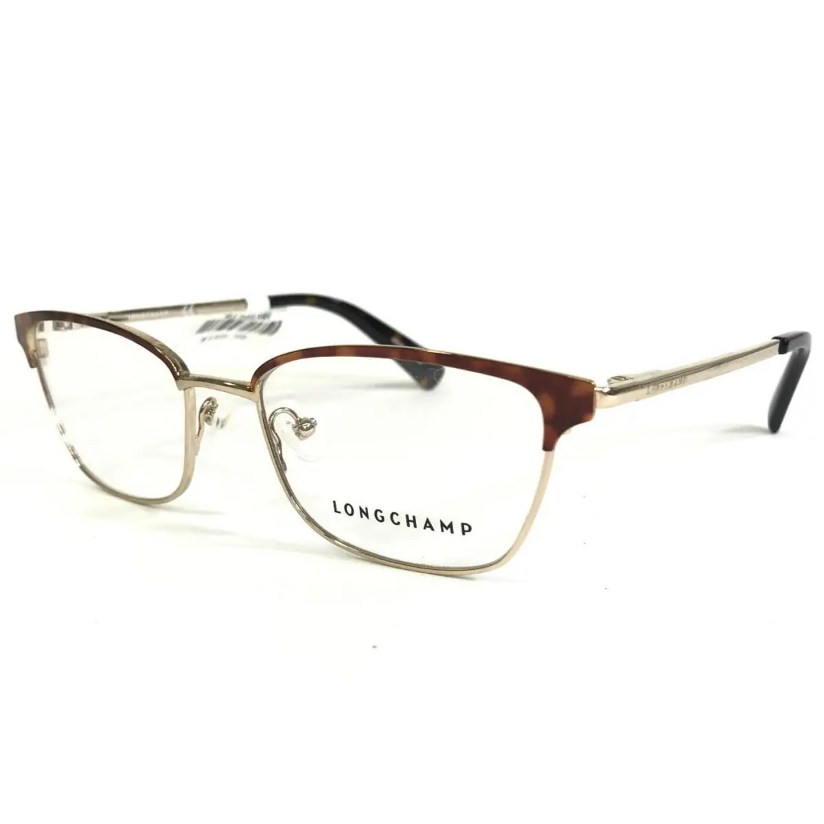 Eyeglasses Frames LO2102 214 Light Tortoise Gold Cat Eye 52-17-135 by Longchamp