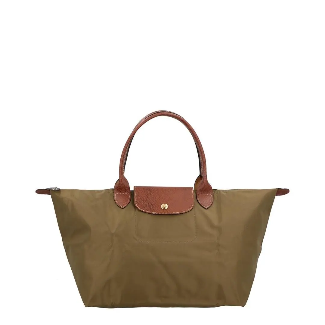 NA Le Pliage Large Handbag Women`s Green by Longchamp