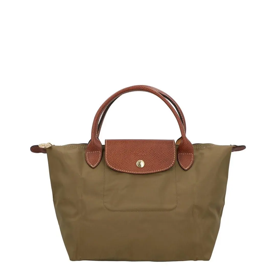 Longchamp NA Le Pliage Small Canvas Handbag Women`s Green