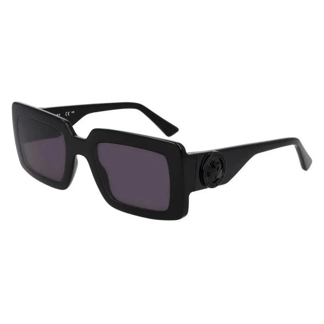 LO743S-100 Black Sunglasses with Grey Lenses by Longchamp
