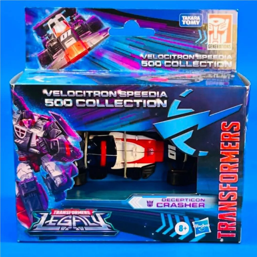 Transformers Hasbro Legacy Velocitron Speedia 500 Collection Decepticon Crasher