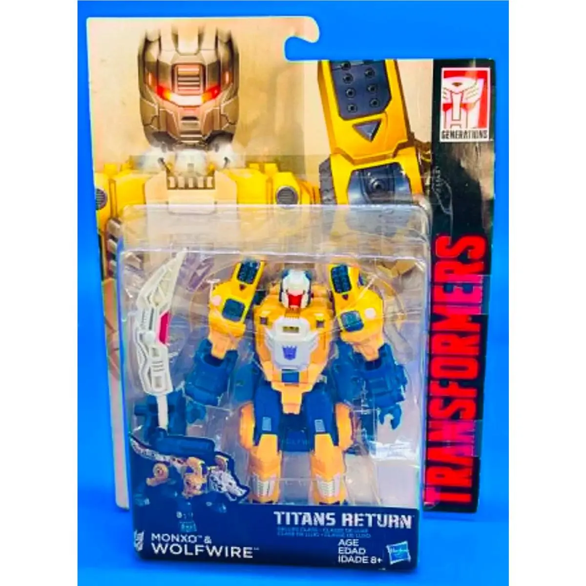 Transformers Titans Return Deluxe Class Monxo Wolfwire Action Figure