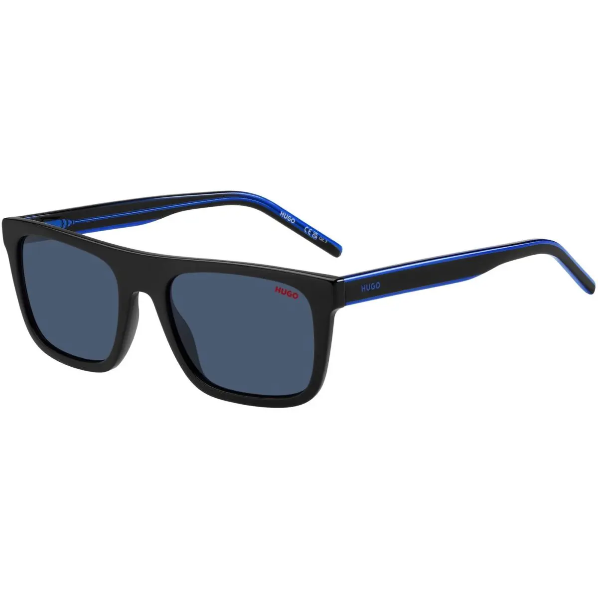 Hugo Boss Black/blue Modern Flat Top Square Sunglasses - HG1297S 0D51 KU