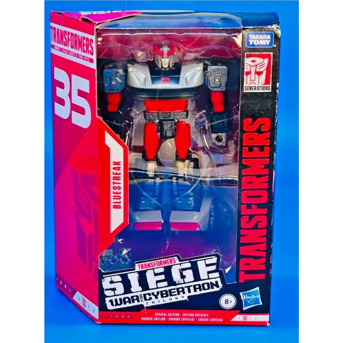 Transformers 35th Special Edition War For Cybertron: Siege Bluestreak Figure