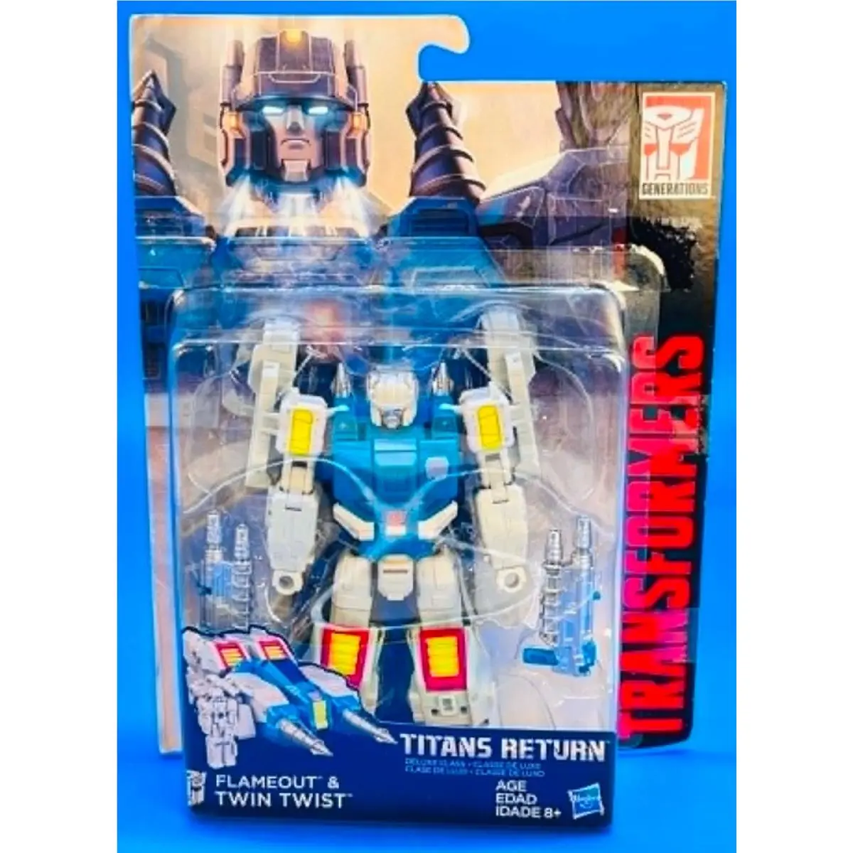 Transformers Titans Return Flameout Twin Twist Deluxe Class