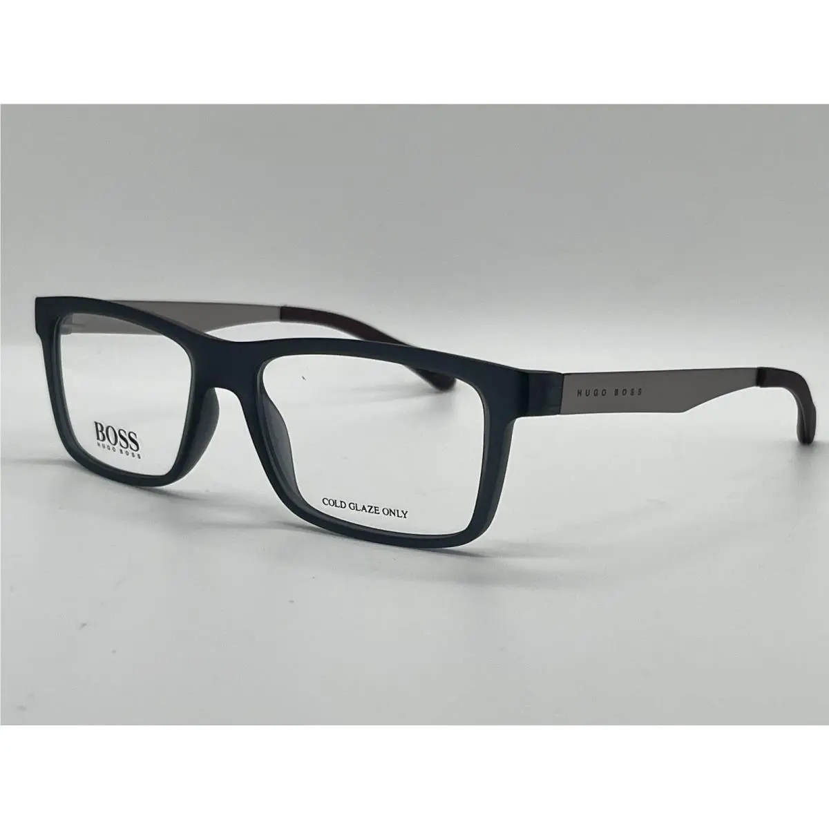 Hugo Boss Rectangular Men`s Eyeglasses Boss 0870 005G 54-17-145
