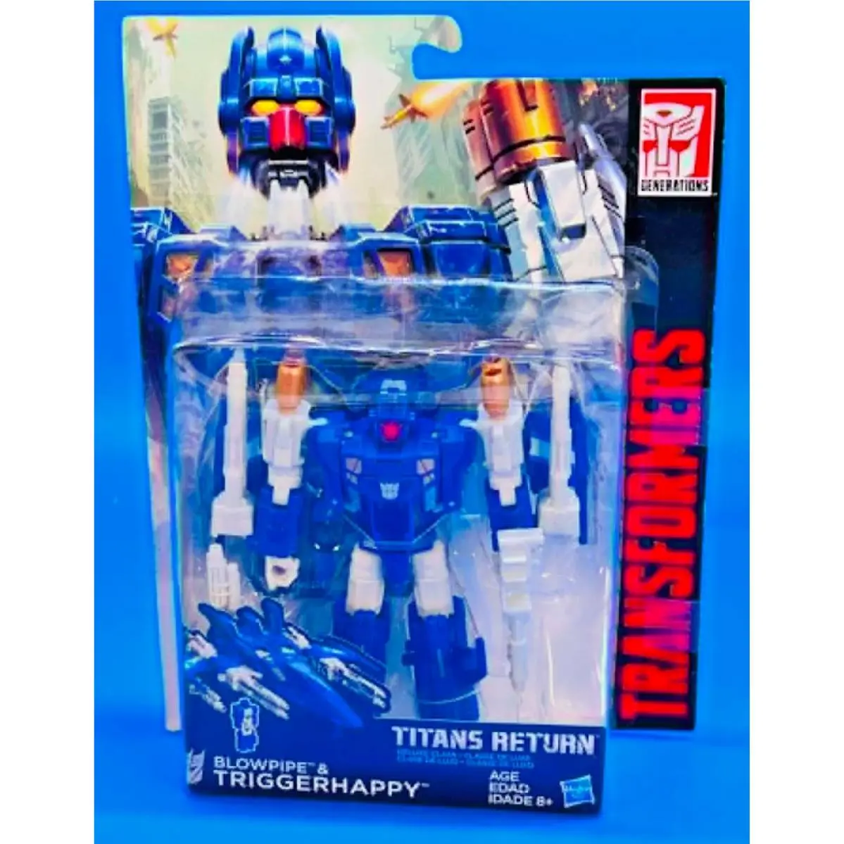 Transformers Titans Return Deluxe Class Triggerhappy + Headmaster Blowpipe