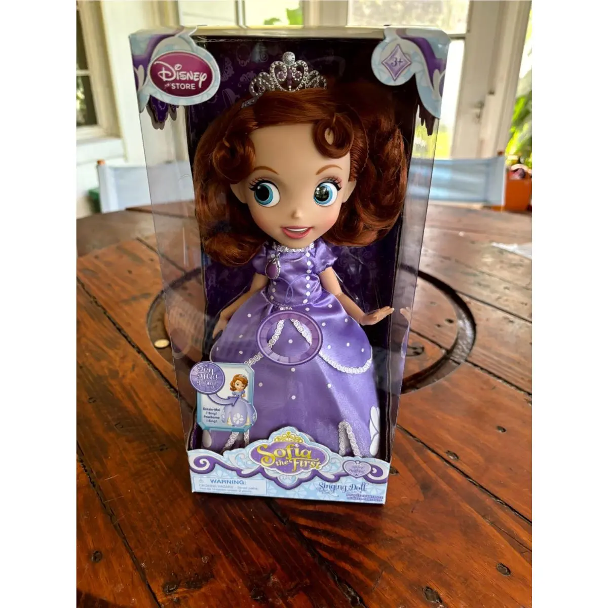 Disney Princess Sofia The First Singing Fashion Doll Purple Ballgown 12 Tall