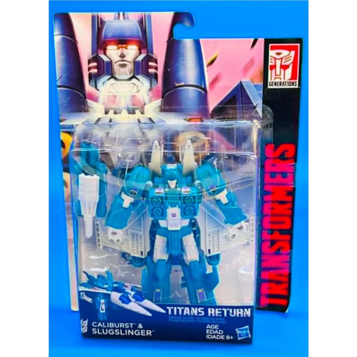 Transformers Titans Return Deluxe Class Slugslinger Caliburst Headmaster