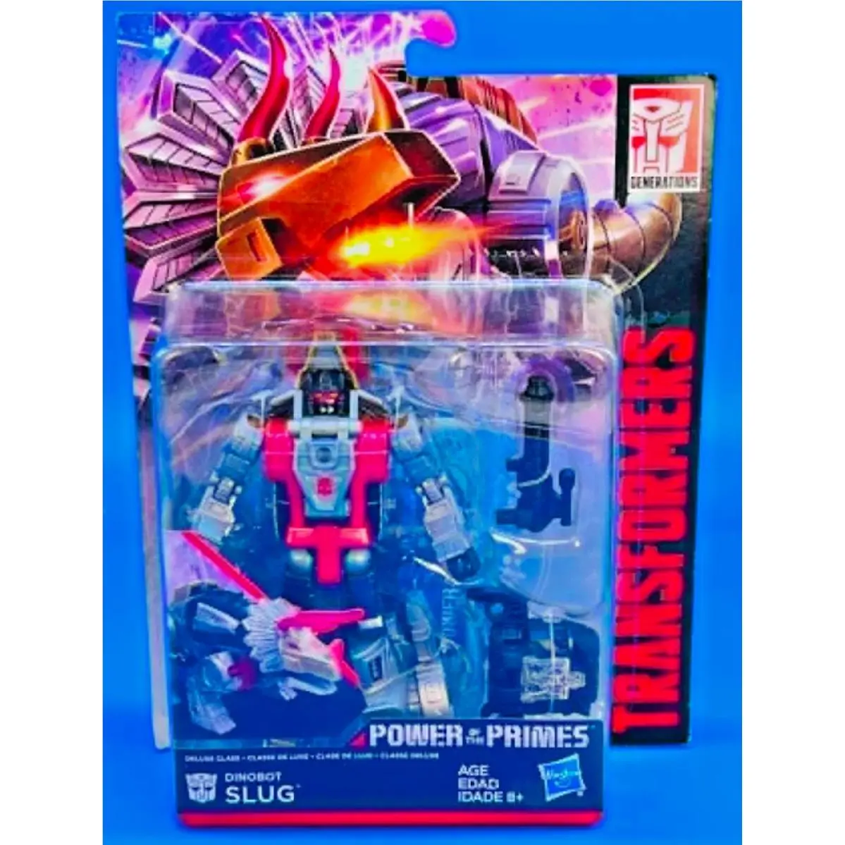 2017 Transformers Power of The Primes Dinobot Slug Deluxe Class Mib