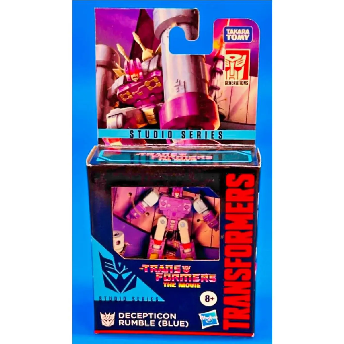 Hasbro Transformers Studio Series 86 Decepticon Rumble Blue Core Class Mib
