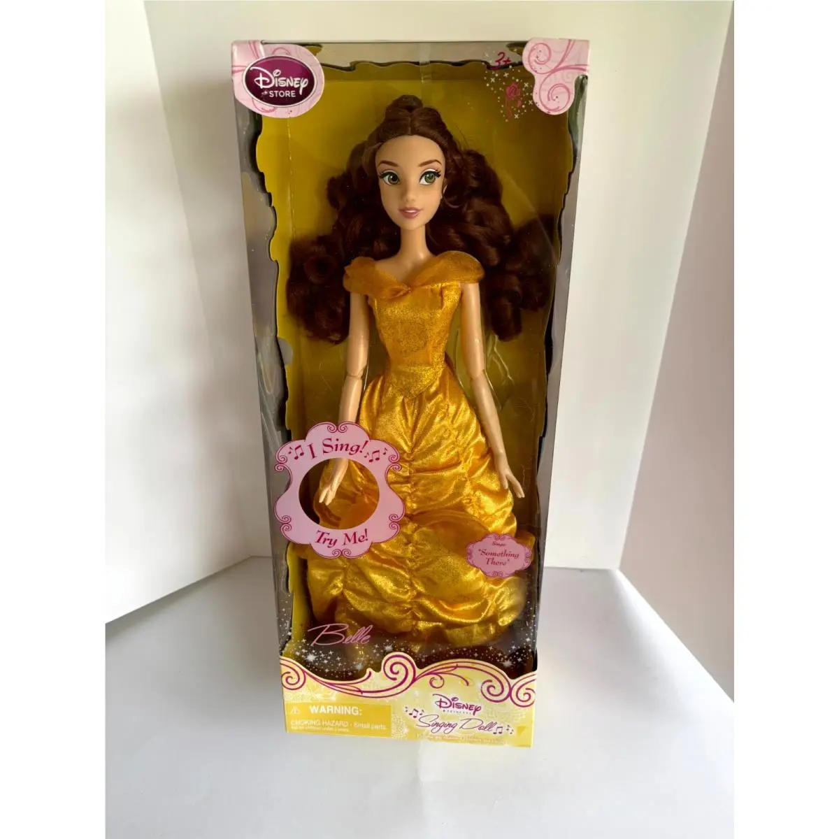 Disney Store Princess Belle Singing Doll Beauty The Beast Something There