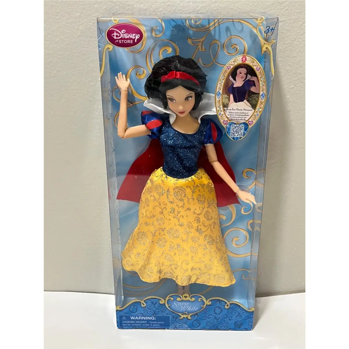 12 Disney Store Classic Princess Snow White 7 Dwarfs Doll 2013