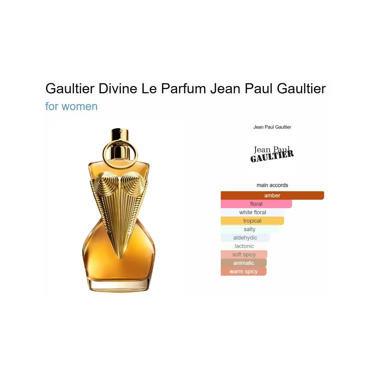 Jean Paul Gaultier Gaultier Divine Le Parfum 125ML Perfume Box