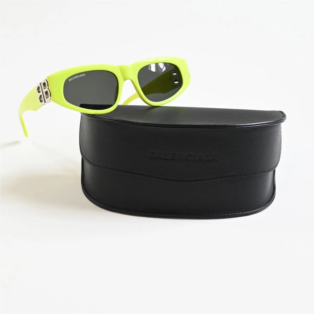 Balenciaga BB0095S 007 Womens Sunglasses Yellow/gray 53mm