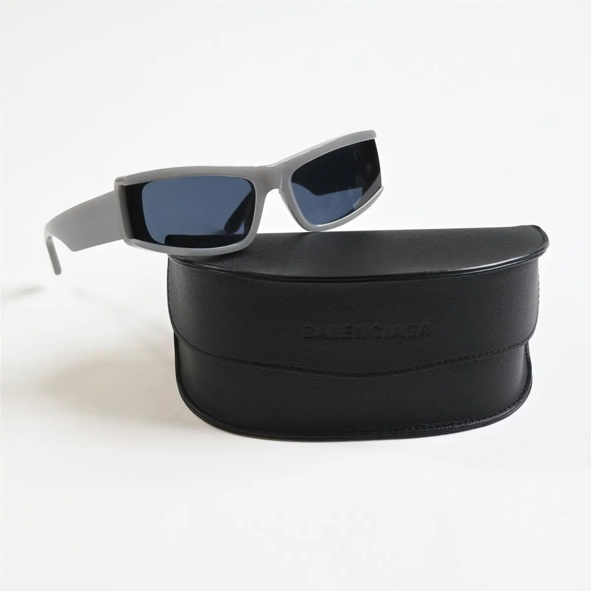 Balenciaga BB0301S 003 Unisex Sunglasses Gray/blue 66mm