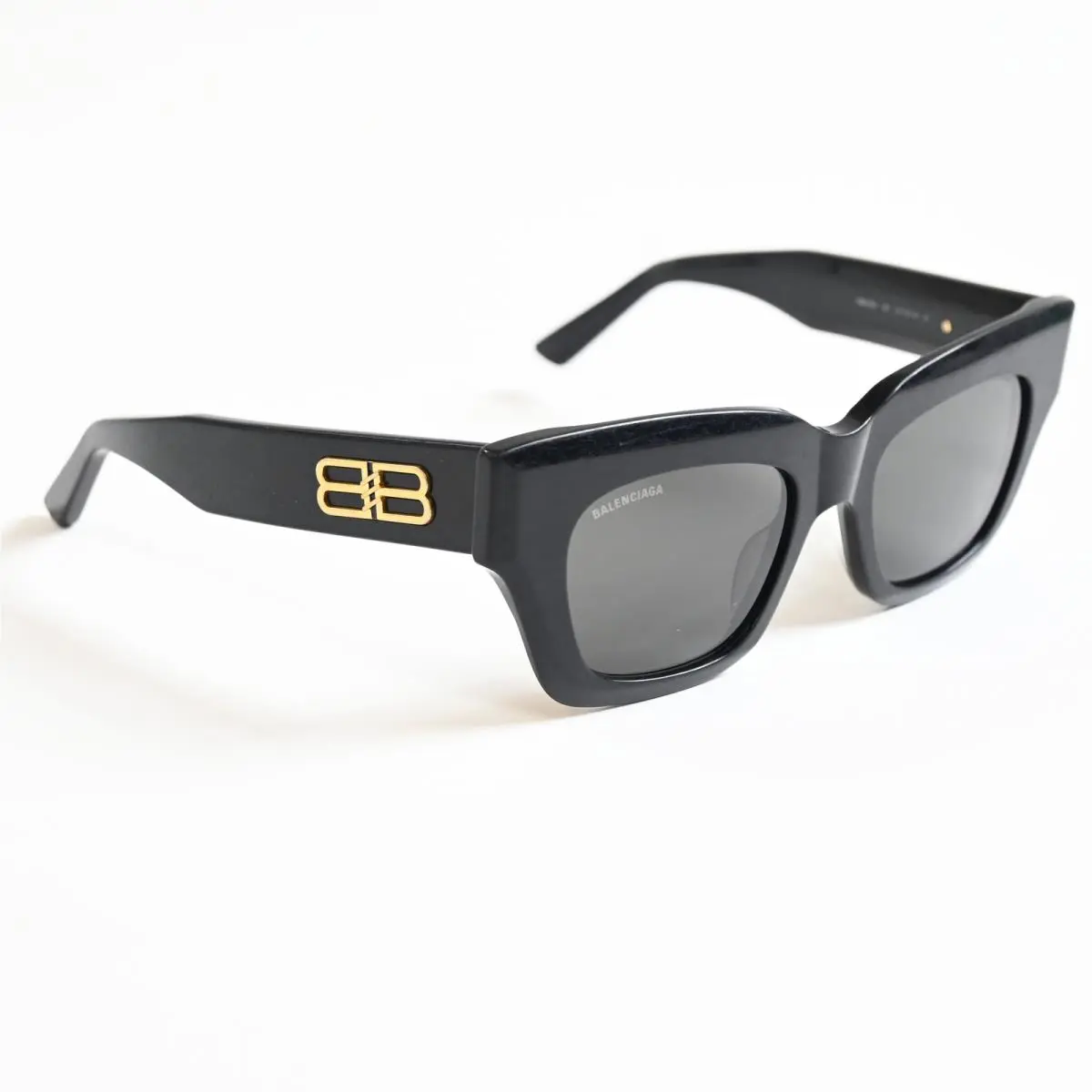 Balenciaga Square-frame Acetate Distressed Sunglasses Designer Eyewear
