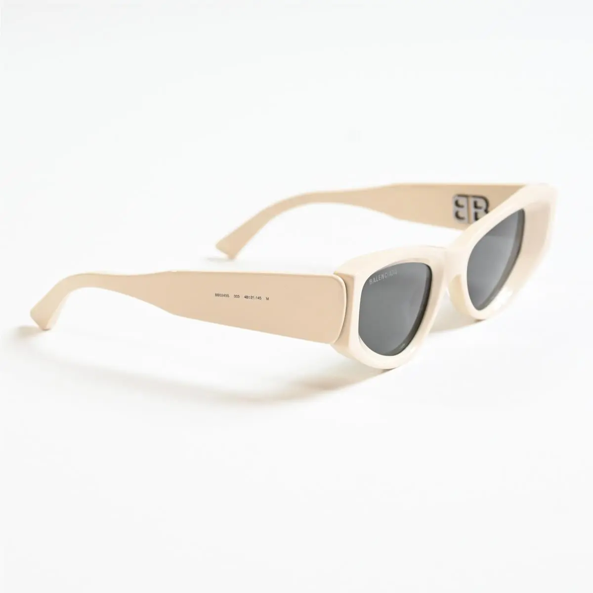 Balenciaga BB0243S 003 Womens Sunglasses Beige/gray 48mm