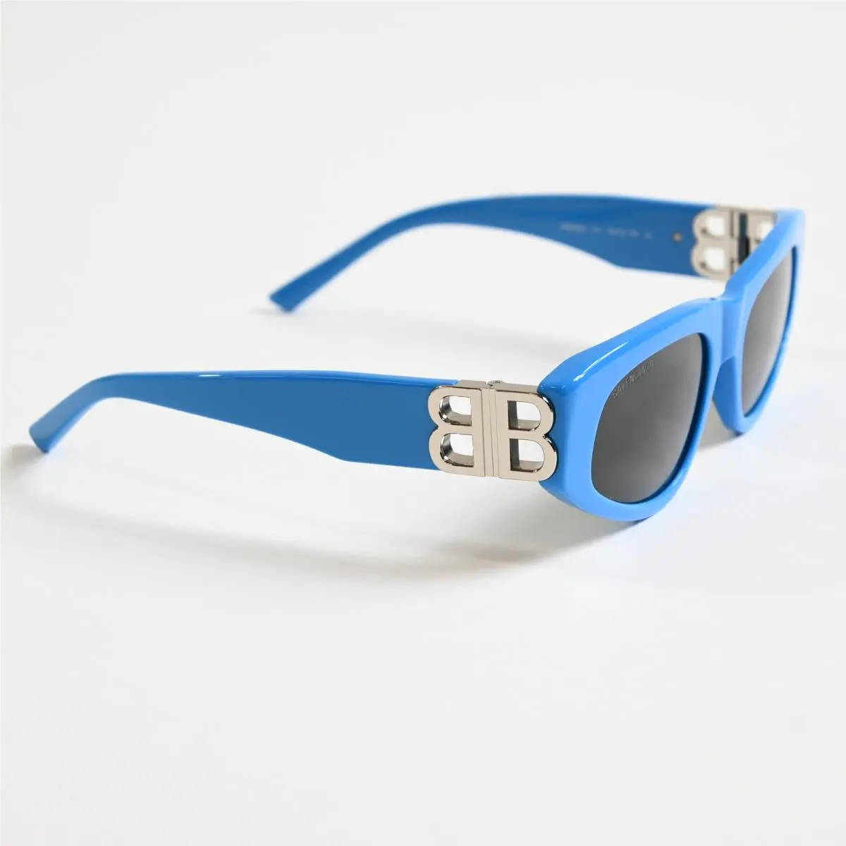 Balenciaga BB0095S 011 Womens Sunglasses Blue/gray 53mm
