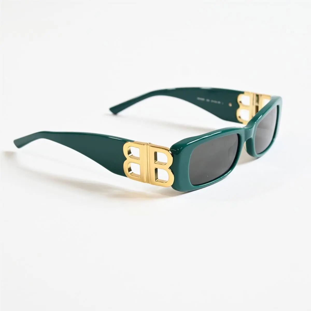 BB0096S 006 Womens Sunglasses Green/gold 51mm by Balenciaga